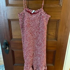 American Eagle Outfitters Red Floral Dress